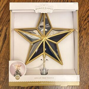 Wondershop Gold Star LED Tree Topper